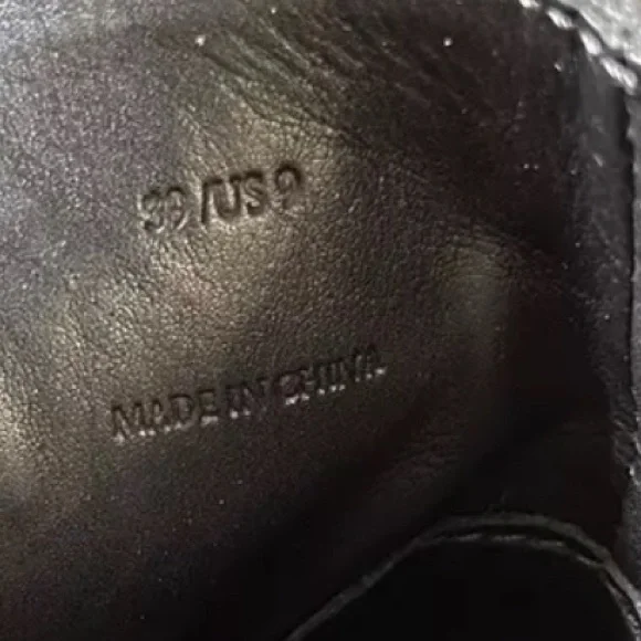 Rag & Bone Ashford Moto Boots Black Size 9 - Picture 10 of 10